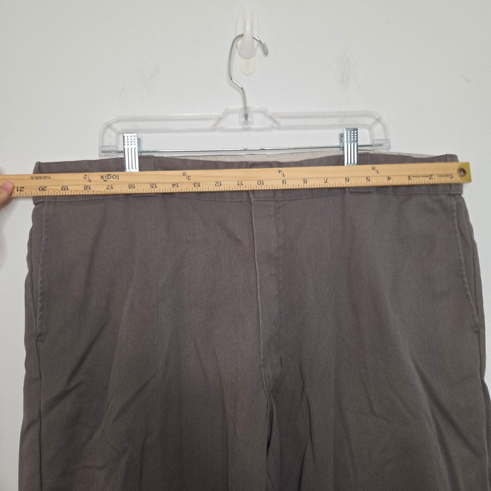 Dickies 874 Flex Original Fit Work Pants Mens 42x32 Charcoal Gray Straight Leg - Picture 4 of 7